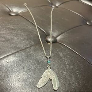 feather necklace